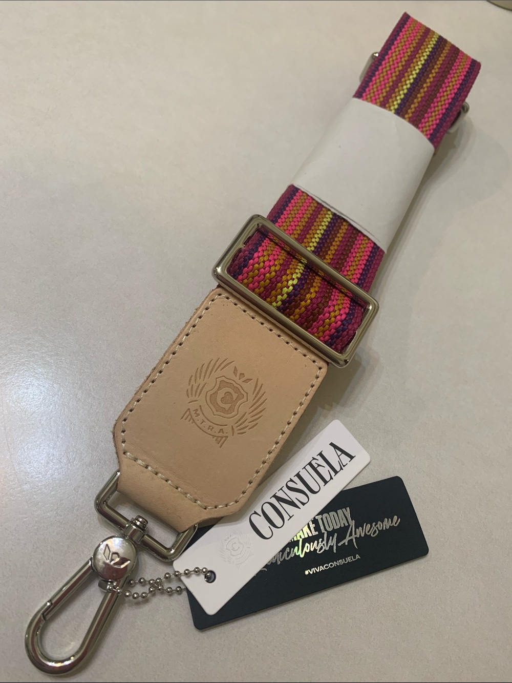 NWT Consuela Bubbles Webbing Crossbody Strap - Picture 2 of 15